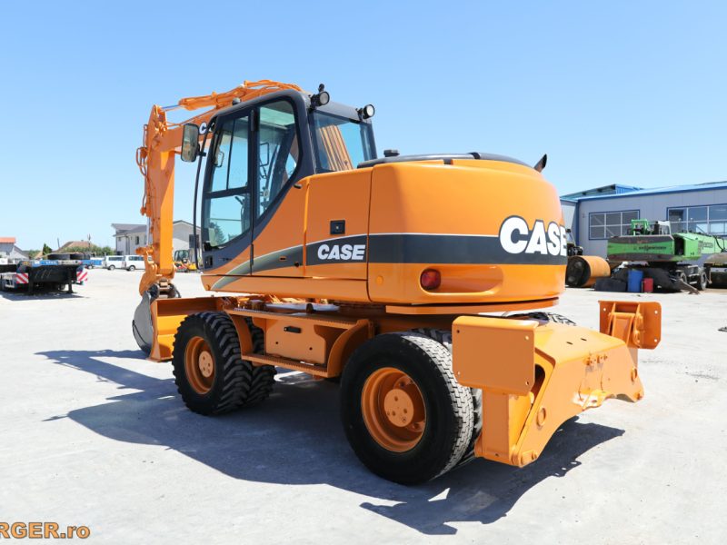 Case WX 145 gumikerekes kotró