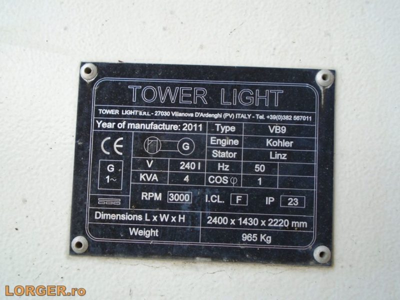 Turn iluminat mobil Tower Light VB9