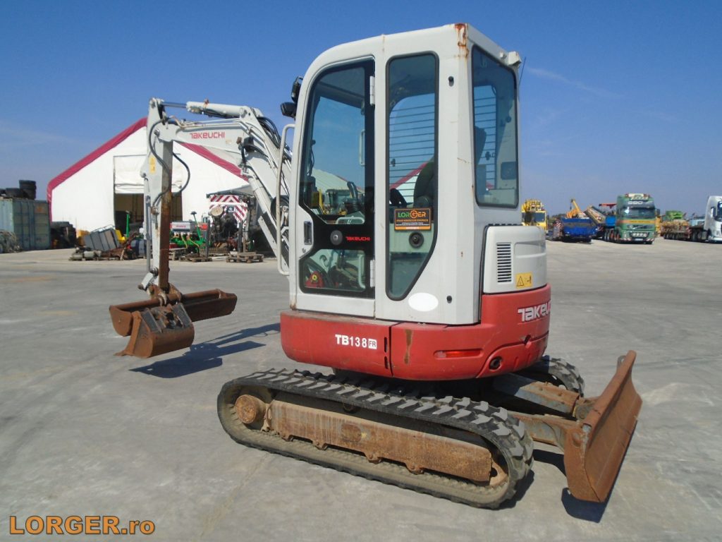 Miniexcavator Takeuchi TB138 FR