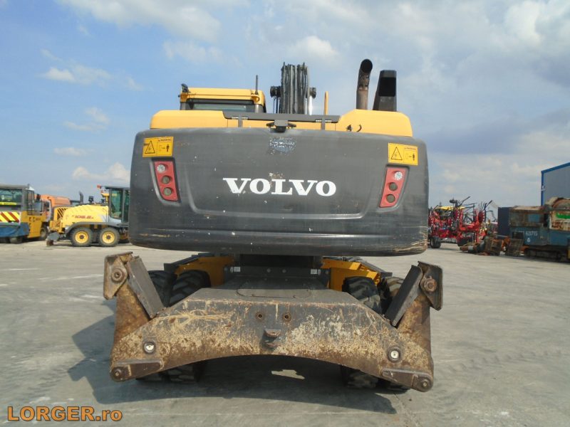 Excavator pe pneuri Volvo EW160 D - 2016