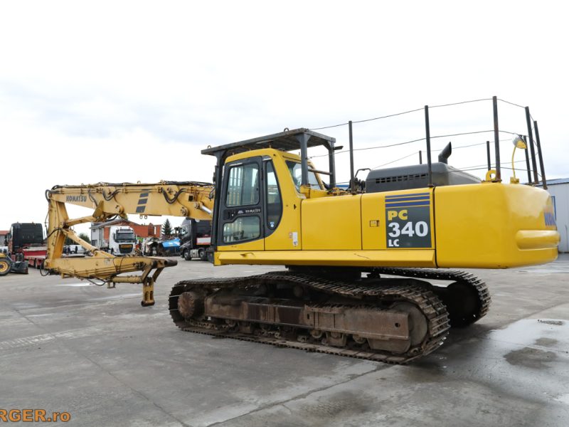 Excavator pe senile Komatsu PC340 LC-6K cu brat lung