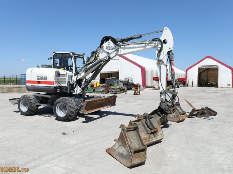Wacker Neuson EW100-gumikerekes kotró
