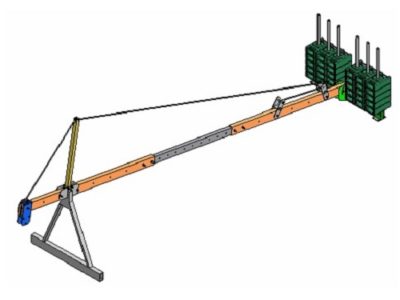 Platforma autoridicatoare electrica FIXAPOUTRE