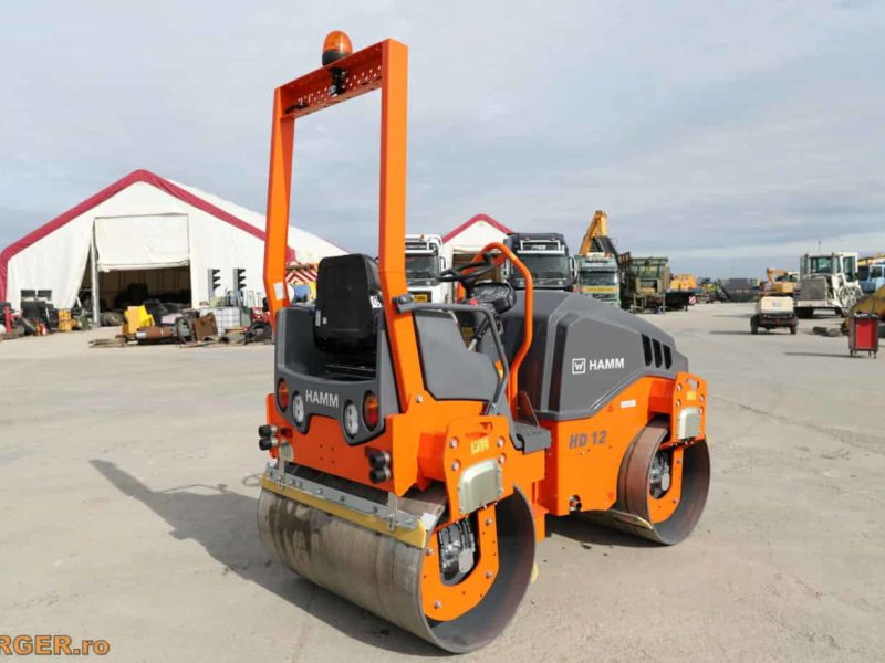 Compactor tandem Hamm HD12 VV - nefolosit