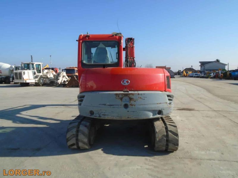 Excavator pe senile de cauciuc Kubota KX080-3