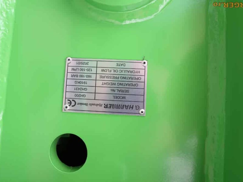 Ciocan hidraulic nou G HAMMER  GH200